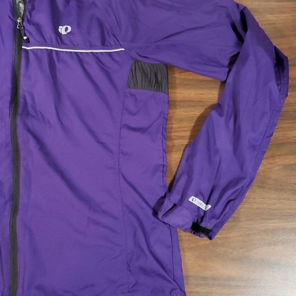 Pearl Izumi ELITE Barrier Jacket Purple Black Large Vented Large Back Pocket‎ - Picture 6 of 16